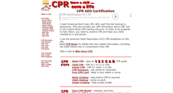 Desktop Screenshot of cprdude.com